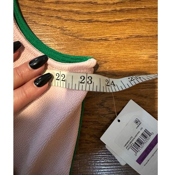 Casper Women's Color Block Knee Length Dress Green/Pink Size XXL NWT - Picture 6 of 7